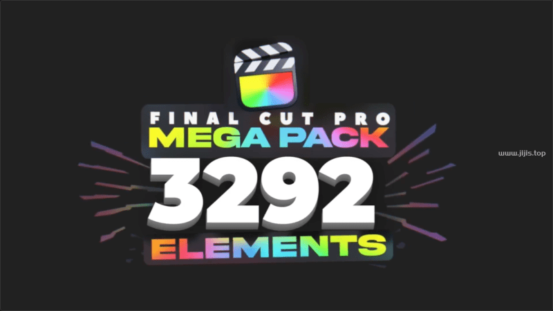 FCPX插件-三千种插件包2.0版Mega Pack Plugin-兄弟自己人