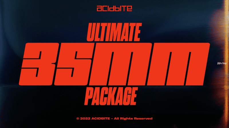 Acidbite – THE ULTIMATE 35MM PACKAGE 4K 电影胶片扫描超过120种胶片纹理、烧伤、快门曝光、过渡、LUTS、音效、纹理和覆盖真实胶片扫描-兄弟自己人