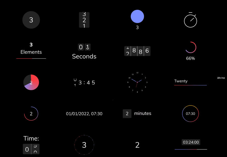 FCPX插件-20组简洁实用倒计时动画预设 mCounter-兄弟自己人