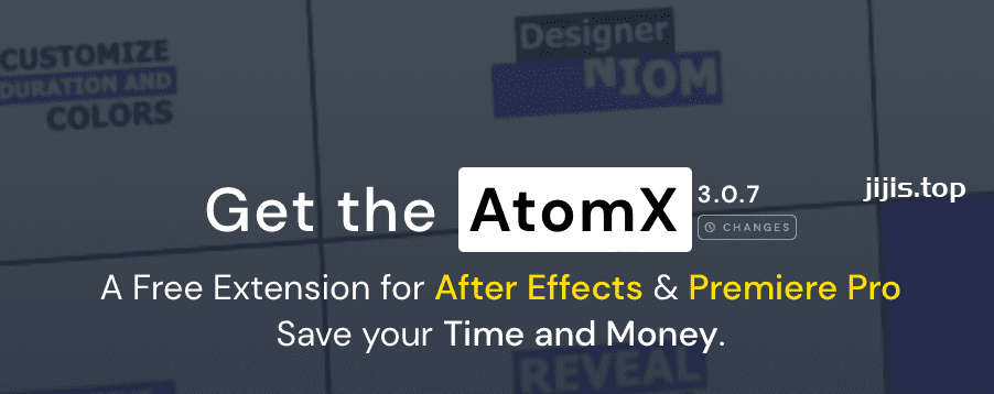 AE/PR扩展脚本-AtomX 3.0.7 破解版-兄弟自己人