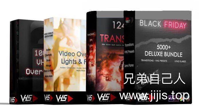 精品-5000种转场VHS老电视LUT组合包 All Inclusive Deluxe Bundle-兄弟自己人