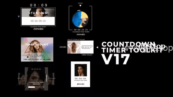 PR预设-倒数计时器工具包 Countdown Timer Toolkit V17-兄弟自己人
