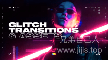 图片[1]-PR转场-500种坏电视干扰故障信号转场 Glitch Transitions-兄弟自己人