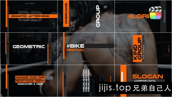 FCPX插件-4K体育动画模板免插件适用于FCPX&Motion-兄弟自己人