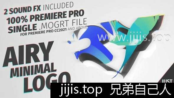 Premiere Pro简约Logo动画轻松定制仅需10MB-兄弟自己人